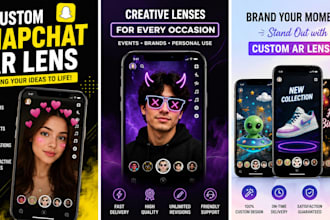 create a custom snapchat ar lens or filter for your brand or event
