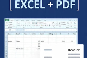create professional invoice, gst billing and excel dashboard