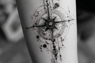design a modern and minimalist tattoo design