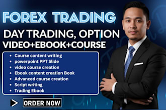 create forex trading video, option trading course, day trading course, ppt slide