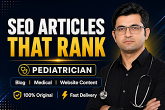 write pediatric and medical SEO content