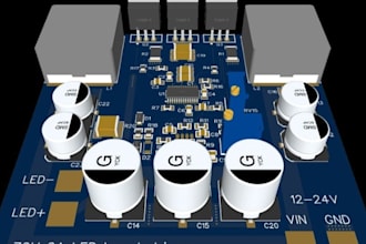 design led driver pcb, dali dmx lighting control, programmable led display pcb
