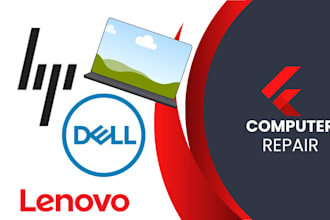 install software, repair windows, mac, computer, laptop remotely