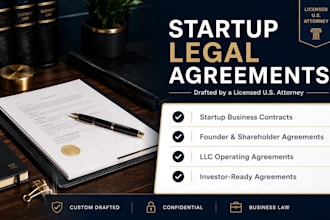 prepare startup llc operating agreements and corporate bylaws