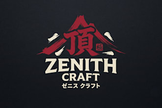 design a bold japanese inspired logo for your brand