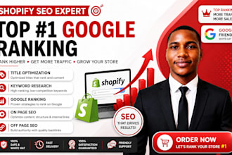 optimize website for on page SEO for shopify store rankings to boost sales