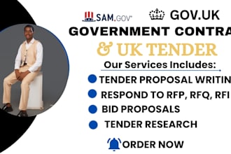 bid and win uk tenders, do tender proposals and tender writing, do rfps