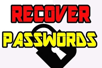 recover any device forgotten passwords and access lost account safely