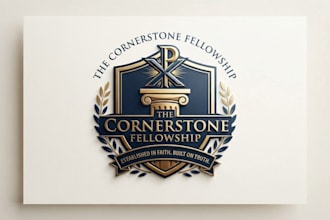 design a professional religious logo for your organization