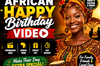 make a happy birthday video with my funny look