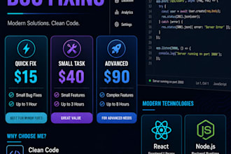 fix bugs, update components, or add features
