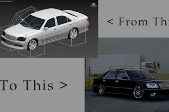 help you to convert 3d car model into assetto corsa