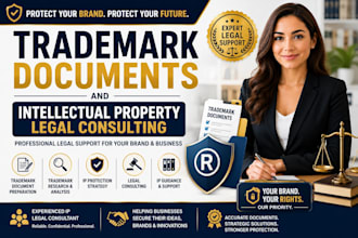 prepare trademark documents intellectual property legal consulting