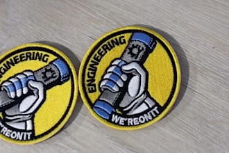 do custom embroidery patch digitizing and logo digitizing