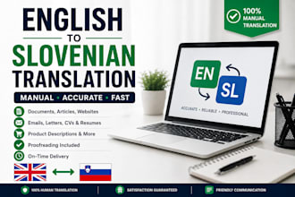 translate english to slovenian manually