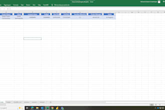 create a professional cost control excel template