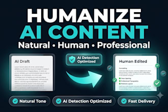 humanize and edit ai content