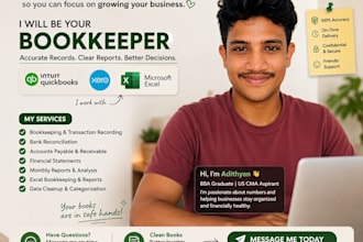 quickbooks and xero bookkeeping setup, cleanup and reconciliation