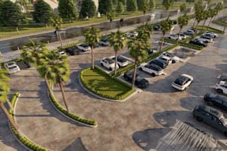 design parking layouts for residential and commercial projects