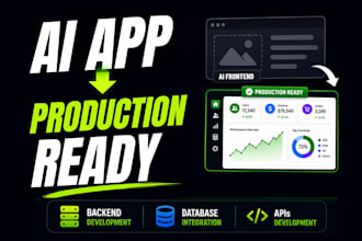 turn your ai generated app into a production ready fullstack web app