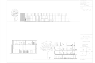 change hand drawn sketches to autocad drawings