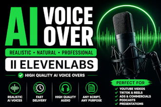 create high quality ai voice over using elevenlabs