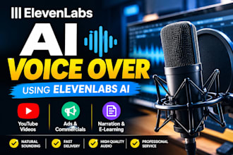 create natural sounding ai voice overs using elevenlabs