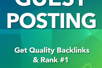 do guest post outreach and get high da backlinks