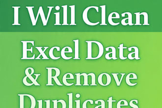 remove duplicates and clean your excel data