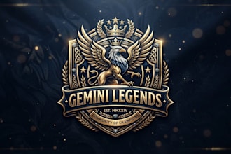 design a legendary logo for your brand or community