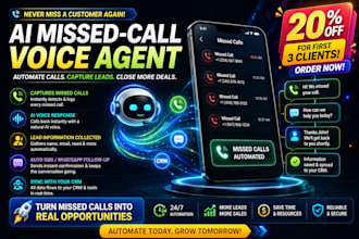 build an ai missed call voice agent to recover lost leads instantly