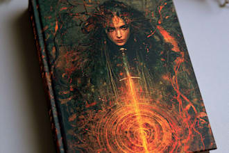 fantasy book cover design or fantasy book cover