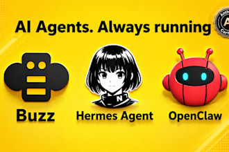 install openclaw setup, buzz, hermes agent and ai agent setup