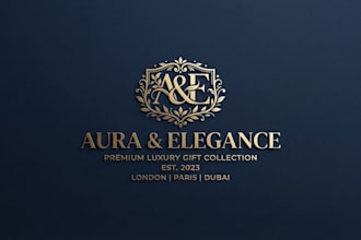 design a luxury gift box logo for your brand