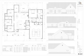do architectural drawing set in autocad and revit