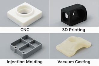 design your plastic injection mold and provide a 3d printed prototype
