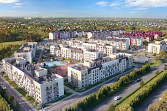 redesign residential complex exterior,planned community layout,urban master plan