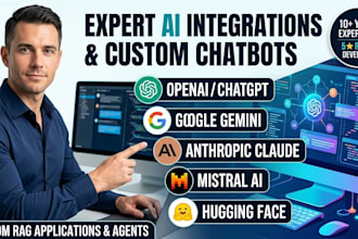 integrate custom ai agents chatbot openai chatgpt and gemini