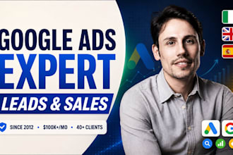 be your expert google PPC manager for qualified leads and sales