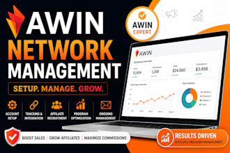 launch and manage awin affiliate network