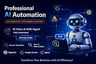 develop ai voice agents, chatbots, n8n automations and vapi