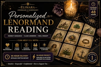 give you an accurate lenormand reading with detailed guidance
