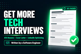 write an ats tech resume for software engineers and developers
