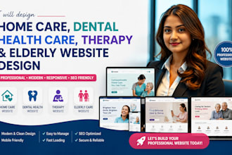 home care website dental health care website therapy elderly website design