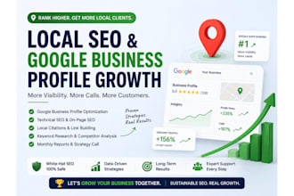 optimize gbp, technical, onpage, local SEO monthly for your website