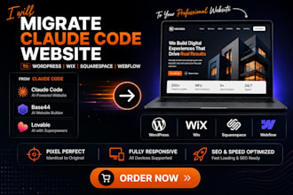 convert claude code, base44 or lovable website to wordpress