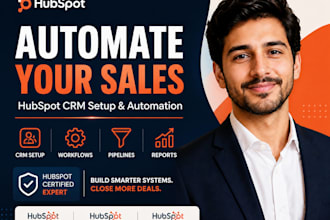 setup hubspot CRM and automate your b2b sales