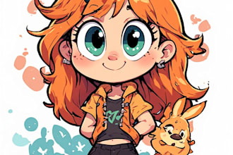 do a cartoon character art