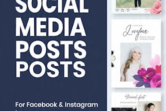 design social media posts and product listings in canva