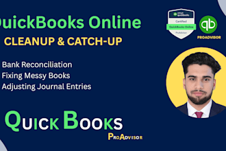 quickbooks online cleanup and bank reconciliation